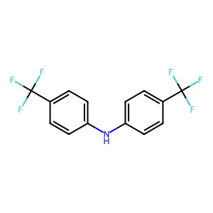 4-(trifluoromethyl)-N-[4-(trifluoromethyl)phenyl]aniline structure