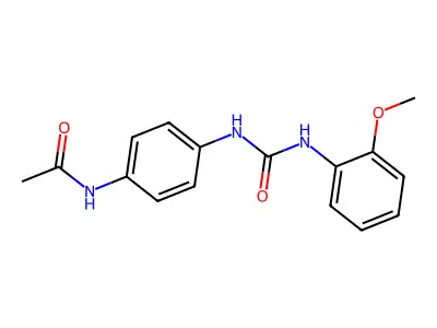 1-(4-Acetamidophenyl)-3-(2-methoxyphenyl)urea structure