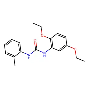 1-(2,5-Diethoxyphenyl)-3-(O-tolyl)urea structure