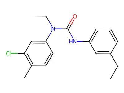 1-(3-Chloro-4-methylphenyl)-1-ethyl-3-(3-ethylphenyl)urea structure