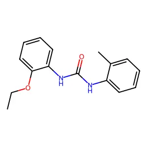 N-(2-ethoxyphenyl)-N'-(2-methylphenyl)urea structure