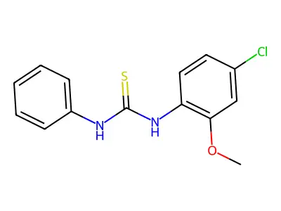N-(4-Chloro-2-methoxyphenyl)-N'-phenylthiourea structure