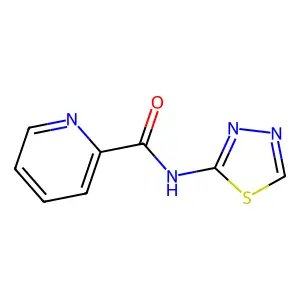 N-(1,3,4-thiadiazol-2-yl)picolinamide structure