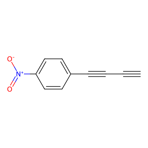 1-Buta-1,3-diynyl-4-nitrobenzene structure