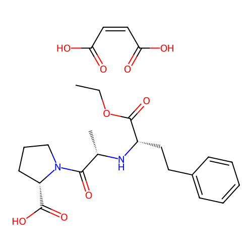 Enalapril Maleate structure