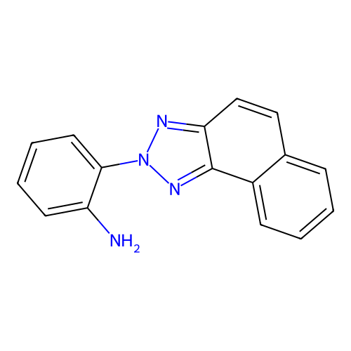 2-benzo[e]benzotriazol-2-ylaniline structure