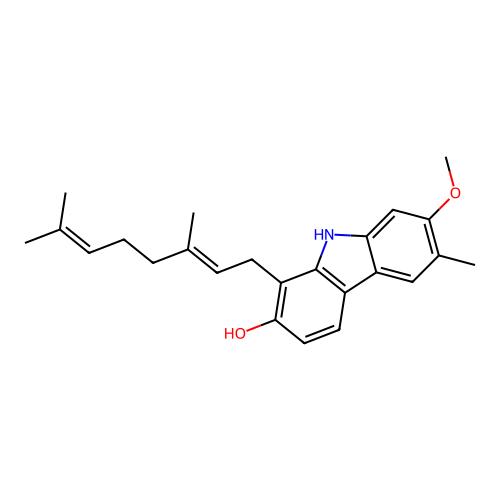 Murrayanol structure