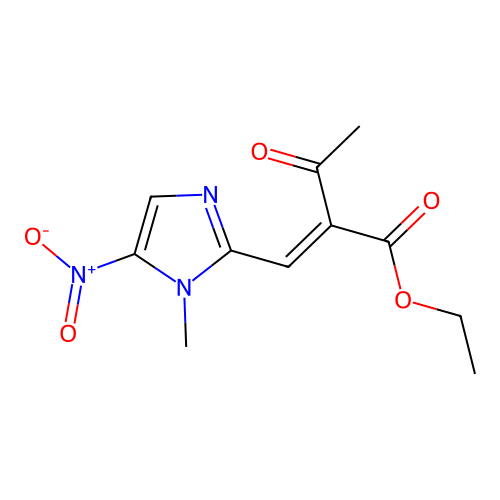 普罗硝唑 structure
