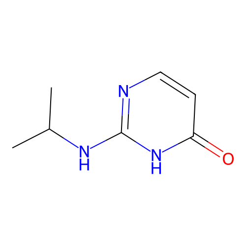 4-Hydroxy-2-isopropylamino-pyrimidine structure
