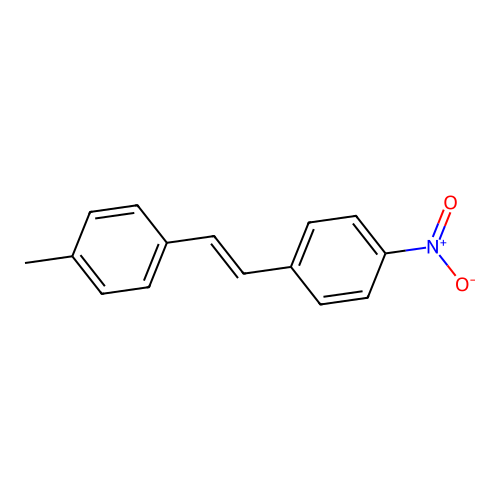 4'-Methyl-4-nitrostilbene structure