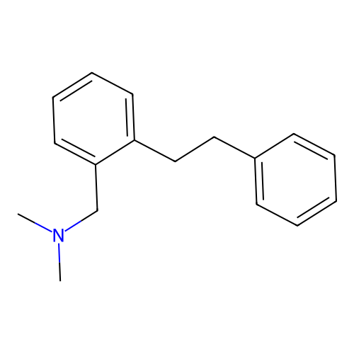 2-[(Dimethylamino)methyl]bibenzyl structure