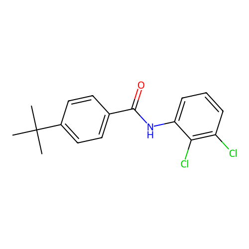 4-tert-butyl-N-(2,3-dichlorophenyl)benzamide structure