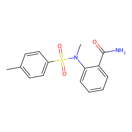 2-{Methyl[(4-methylphenyl)sulfonyl]amino}benzamide structure