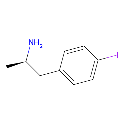 Benzeneethanamine, 4-iodo-alpha-methyl-, (alphaR)- structure
