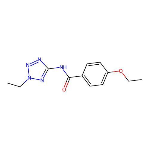 4-乙氧基-N-(2-乙基-2H-四唑-5-基)苯甲酰胺 structure