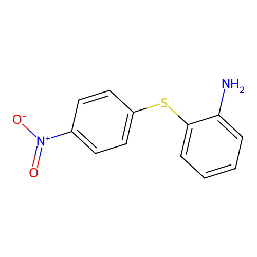 2-Amino-4'-nitrodiphenyl thioether structure