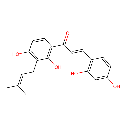 Morachalcone A structure