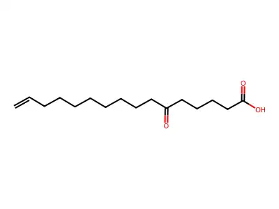 6-Oxo-15-hexadecenoic acid structure