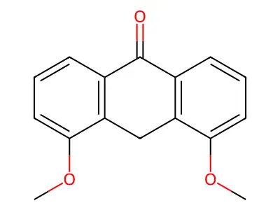 4,5-dimethoxy-10H-anthracen-9-one structure