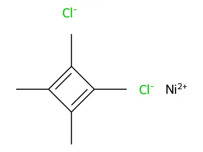 Tetramethylcyclobutadiene nickel structure