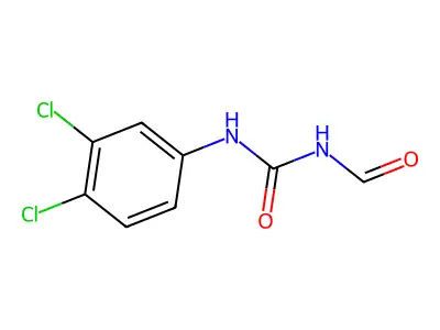 Formamide, N-[[(3,4-dichlorophenyl)amino]carbonyl]- structure