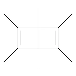 1,2,3,4,5,6-Hexamethylbicyclo(2,2,0)hexa-2,5-diene structure