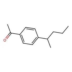 1-[4-(Pentan-2-yl)phenyl]ethan-1-one structure