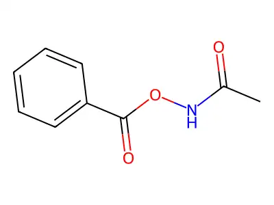 N-乙酰-O-苯甲酰羟胺 structure