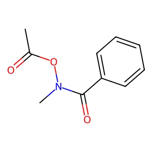 N-(乙酰氧基)-N-甲基苯甲酰胺 structure