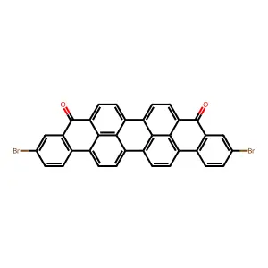 3,12-Dibromoanthra[9,1,2-cde]benzo[rst]pentaphene-5,10-dione structure