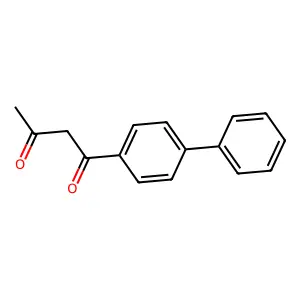 1-(4-Phenylphenyl)butane-1,3-dione structure