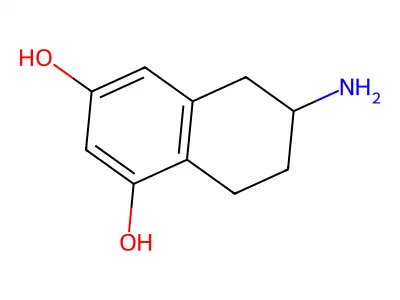 5,7-Dihydroxy-2-aminotetralin structure