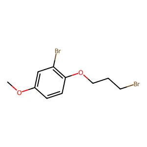 2-Bromo-1-(3-bromopropoxy)-4-methoxybenzene structure