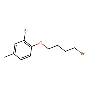 2-Bromo-1-(4-bromobutoxy)-4-methylbenzene structure