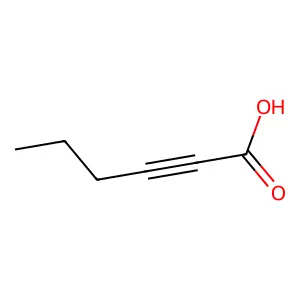 2-Hexynoic Acid structure