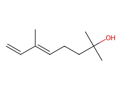 2,6-Dimethyl-5,7-octadien-2-ol-, (5E)- structure