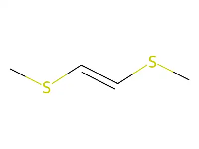 (E)-Ethylene, 1,2-bis(methylthio)- structure