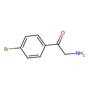 2-Amino-1-(4-bromophenyl)ethanone structure