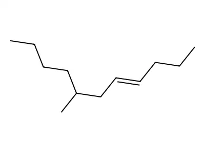 5-Methyl-trans-7-undecene structure