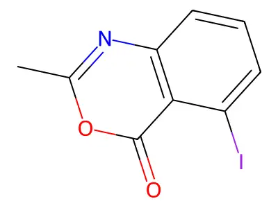 4H-3,1-Benzoxazin-4-one, 5-iodo-2-methyl- structure