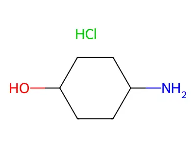 (1s,4s)-4-Aminocyclohexan-1-ol hydrochloride structure