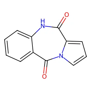 5H-pyrrolo[2,1-c][1,4]benzodiazepine-5,11(10H)-dione structure