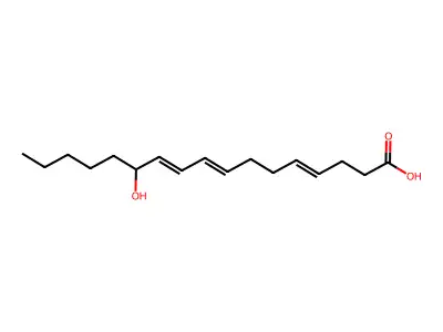 12-羟基十七碳-4,8,10-三烯酸 structure