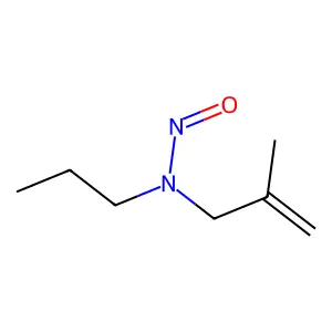 Propylamine, N-(2-methylallyl)-N-nitroso- structure