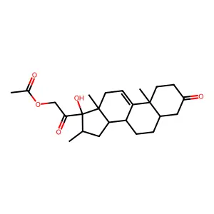 Chromate(2-), (3-(hydroxy-kappaO)-4-(2-(2-(hydroxy-kappaO)-1-naphthalenyl)diazenyl-kappaN1)-7-nitro-1-naphthalenesulfonato(3-))(1-(2-(2-(hydroxy-kappaO)-5-nitrophenyl)diazenyl-kappaN1)-2-naphthalenolato(2-)-kappaO)-, sodium hydrogen (1:1:1) structure