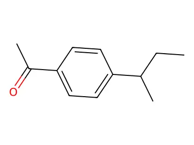 1-(4-(Butan-2-yl)phenyl)ethan-1-one structure