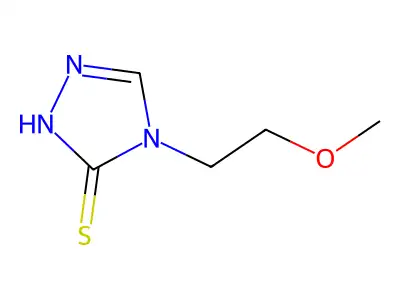 4-(2-methoxyethyl)-4H-1,2,4-triazole-3-thiol structure