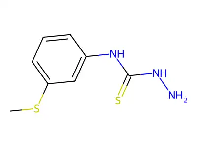 4-[3-(Methylthio)phenyl]-3-thiosemicarbazide structure