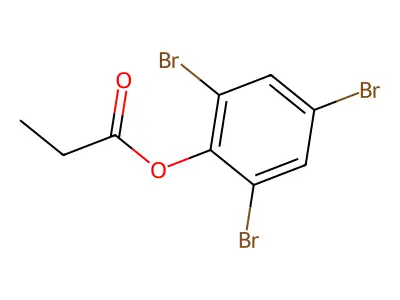 2,4,6-Tribromophenyl propionate structure