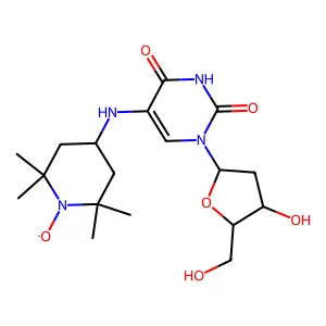 1-[(2S,4S,5R)-4-hydroxy-5-(hydroxymethyl)oxolan-2-yl]-5-[(1- structure